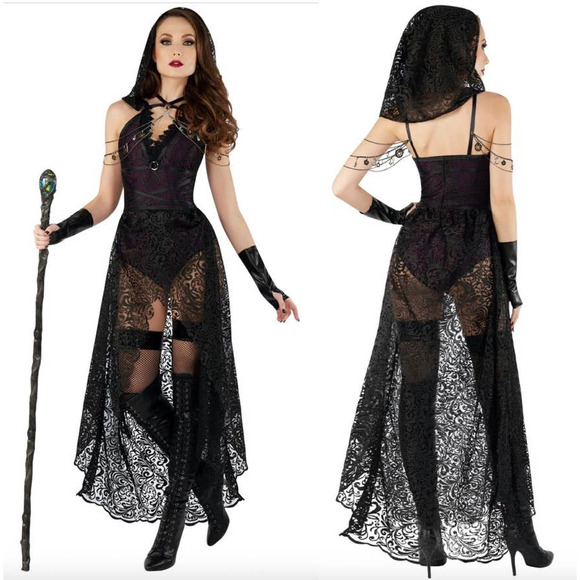 Yandy Dark Priestess Witch Halloween Costume Size Large - Picture 1 of 16